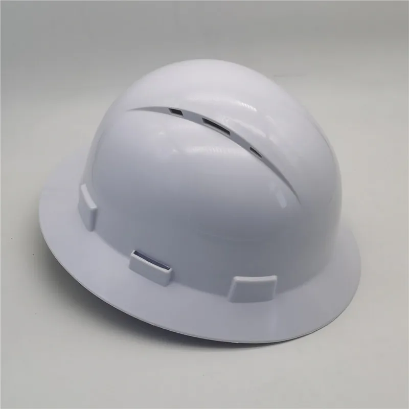 JXSFHEM full brim round shape hard hat American safety helmet protection ratchet type high density