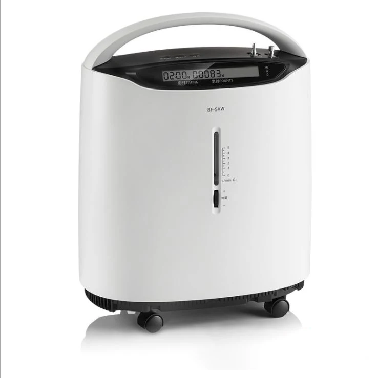 
 Портативный Большой кислородный концентратор Yuwell 8F-5AW с расходом 5 л, генератор кислорода для домашнего использования  