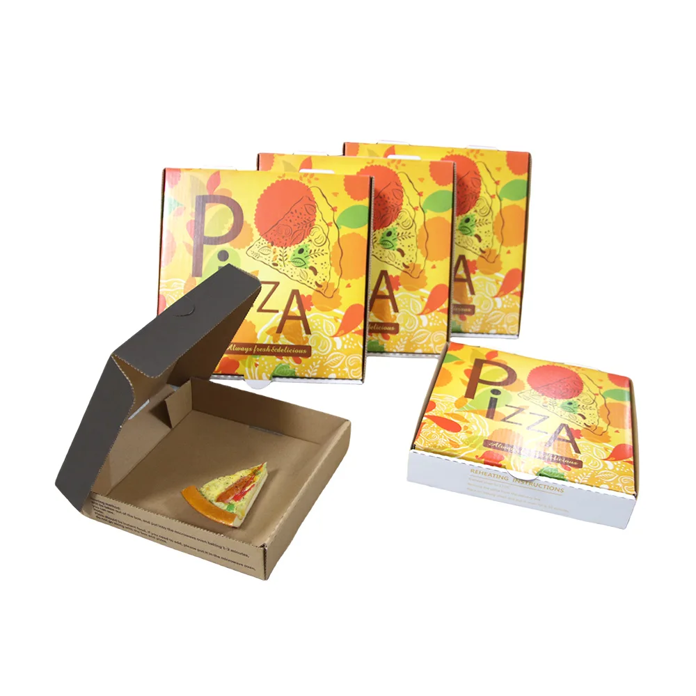 Коробка для пиццы Kingwin 6 7 8 9 10 11 12 13 14 15 16 17 18 19 дюймов Гофрированная коробка для пиццы для шаблона