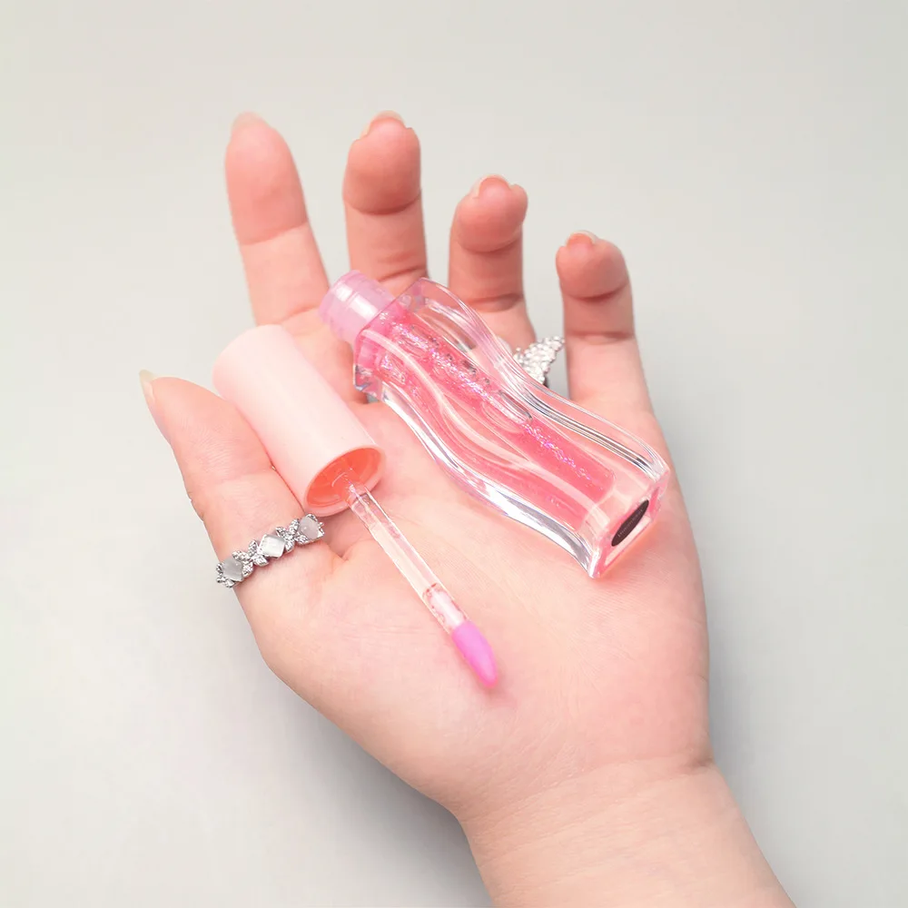 Vegan Fruit Flavor Lipgloss Lip Gloss Private Label Moisturizing Strawberry Clear Pink Watermelon Lip Plumping Oil