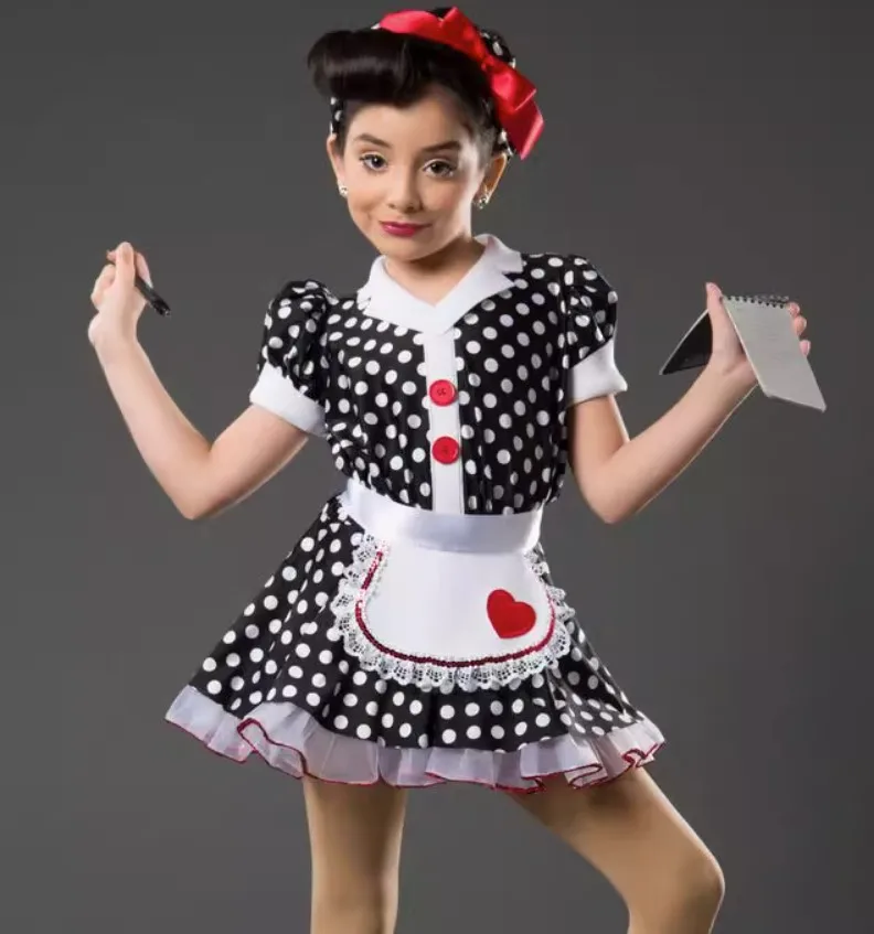 girls kids dance costume character animal monkey dance costume