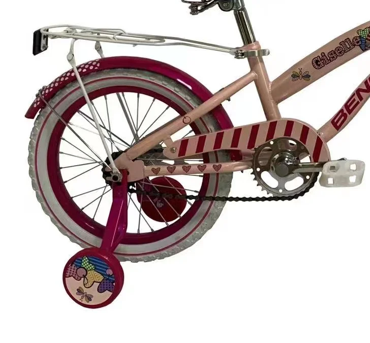 Cheap New design children bicycle supplier 16inch girl style ride on toy with rear carrier of child bike