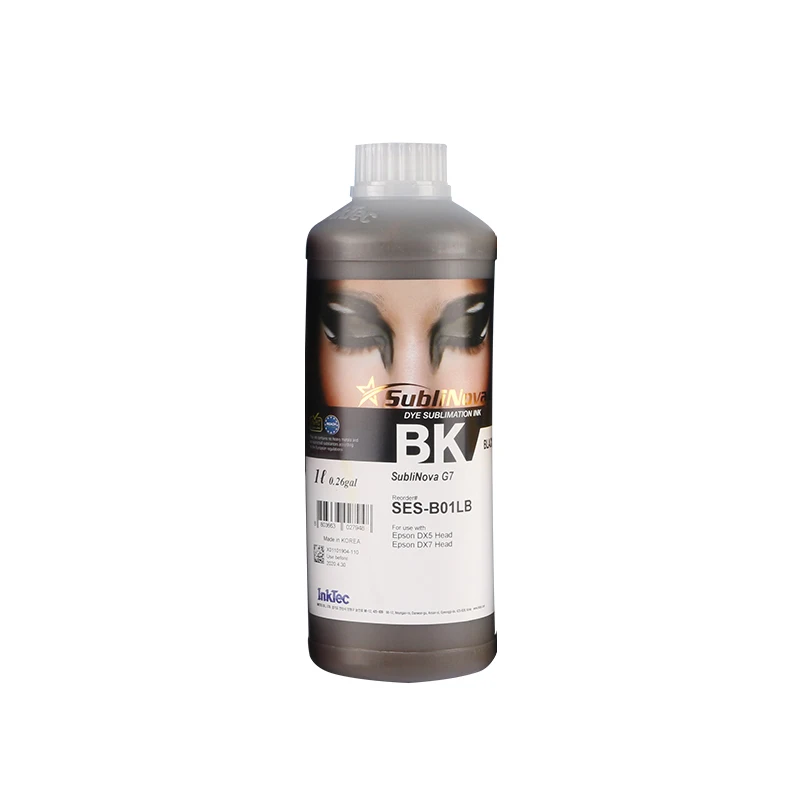 Guangzhou Qijun 1000ml sublinova SES Inktec dye sublimation ink bulk ink sublimation for sublimation printers