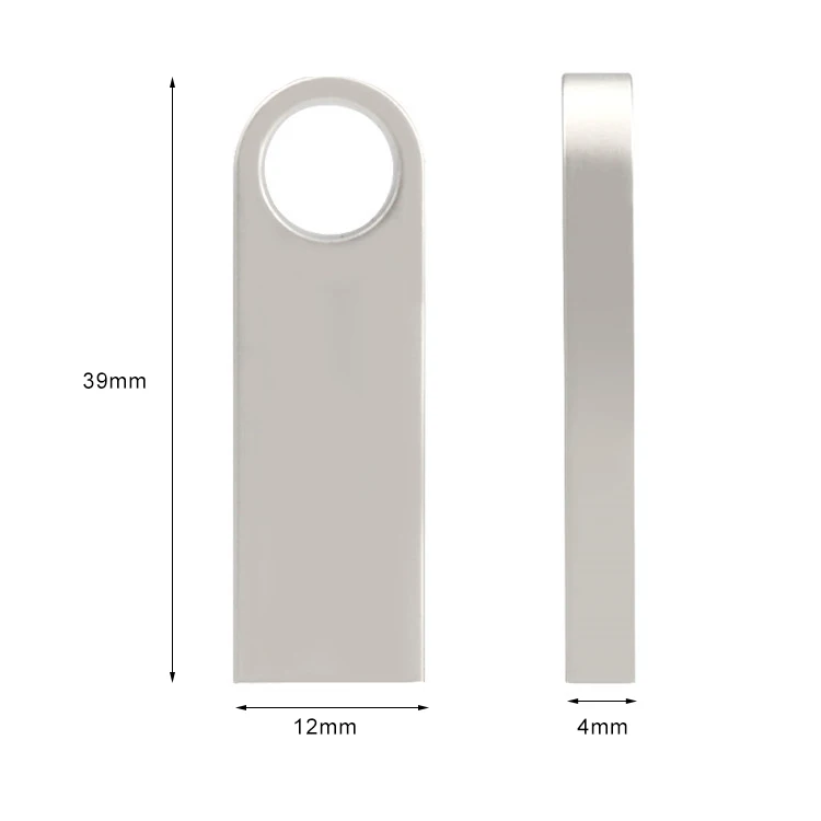 USB 2.0 High Speed Metal Flash Drive Memory Stick Disk Flash Pen Thumb Memory Drive 4GB/8GB/16GB/32GB/64GB/128GB