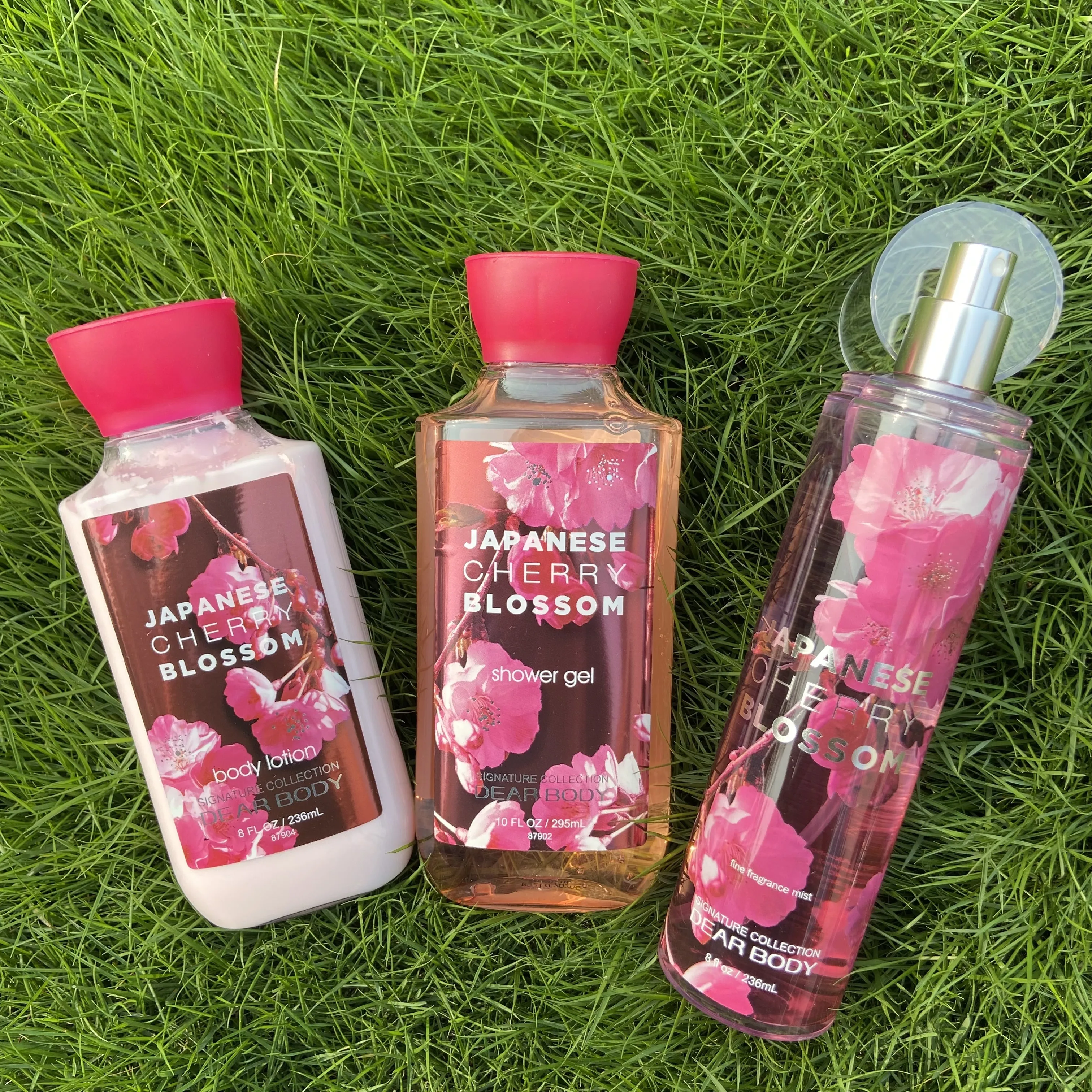 Private Label  Set Body Spray Body Cream Set Travel Suit For Woman  three-piec