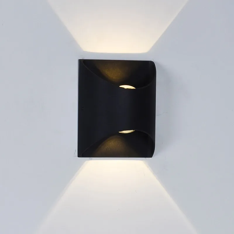 Up and down wall lamp Waterproof Outdoor Garden Porch sconce lighting be in great demand Hot sale no battery Wall-Mounted