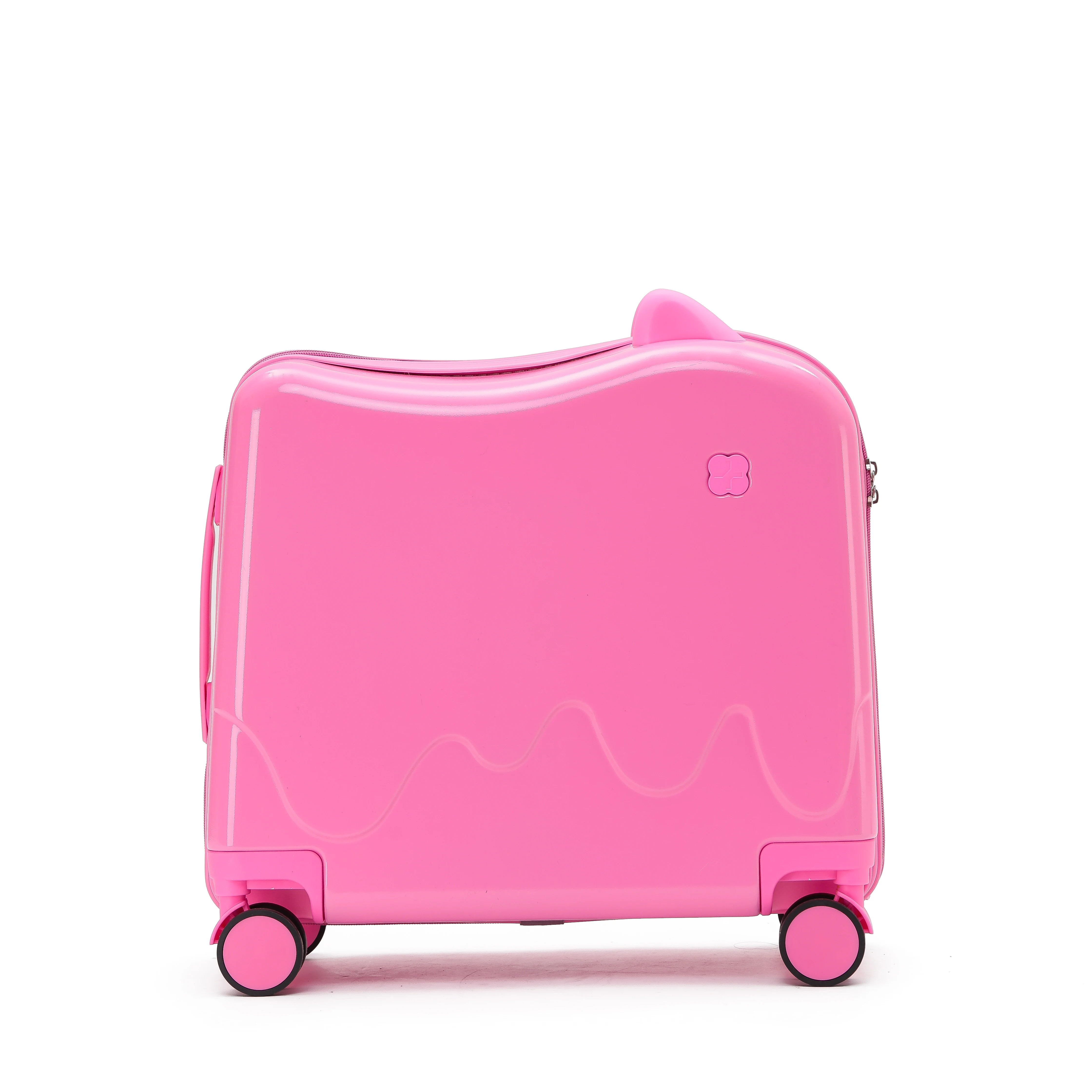 Most popular ABS PC can ride kids luggage suitcase travel luggage bags for kids