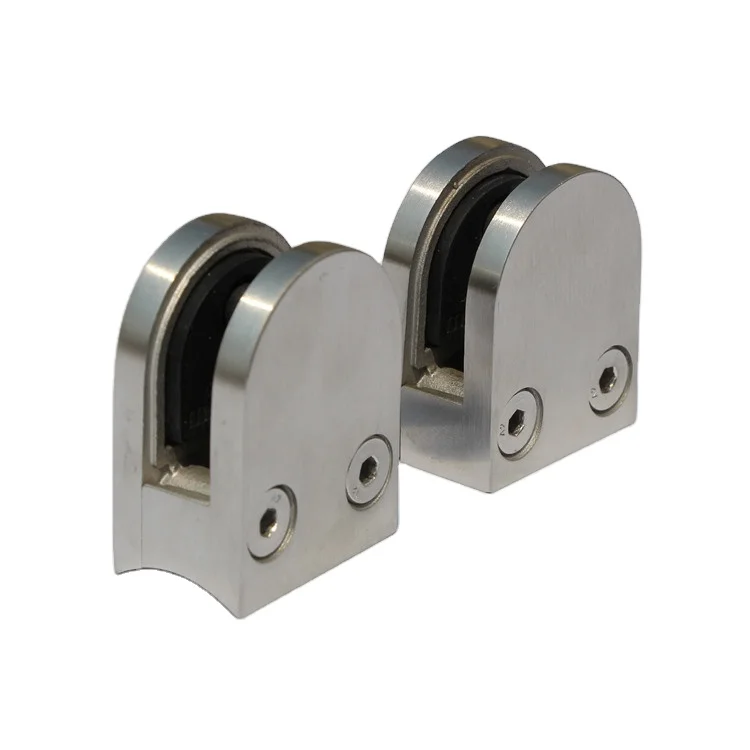 stainless steel 304 glass clamp rail/glass support/glass clip
