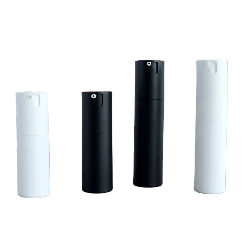 30ml 50ml black lightproof vacuum bottle spray lotion dispensing airless pump bottles