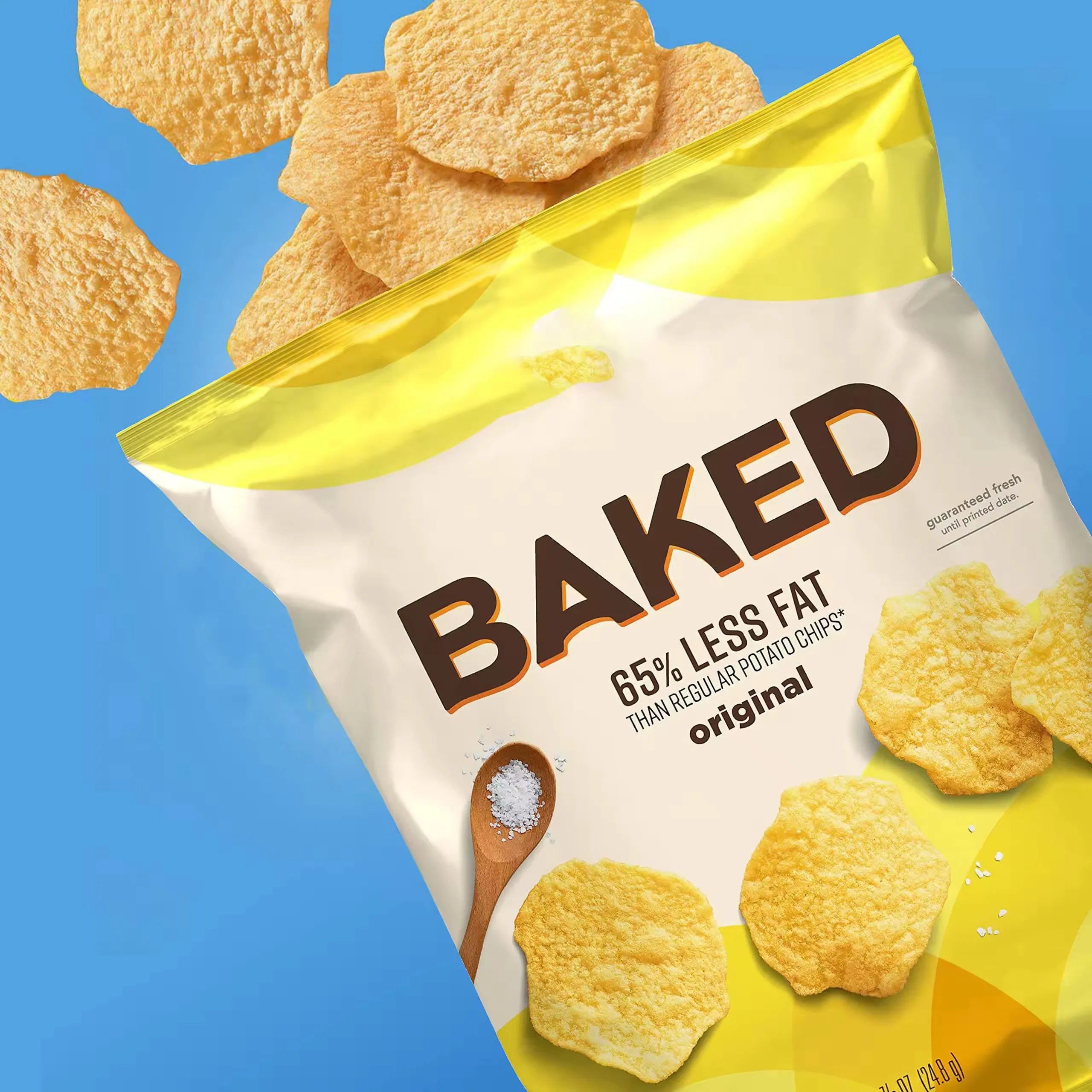 OEM Waterproof Pillow Plastic Bag for Packing Potato Chips