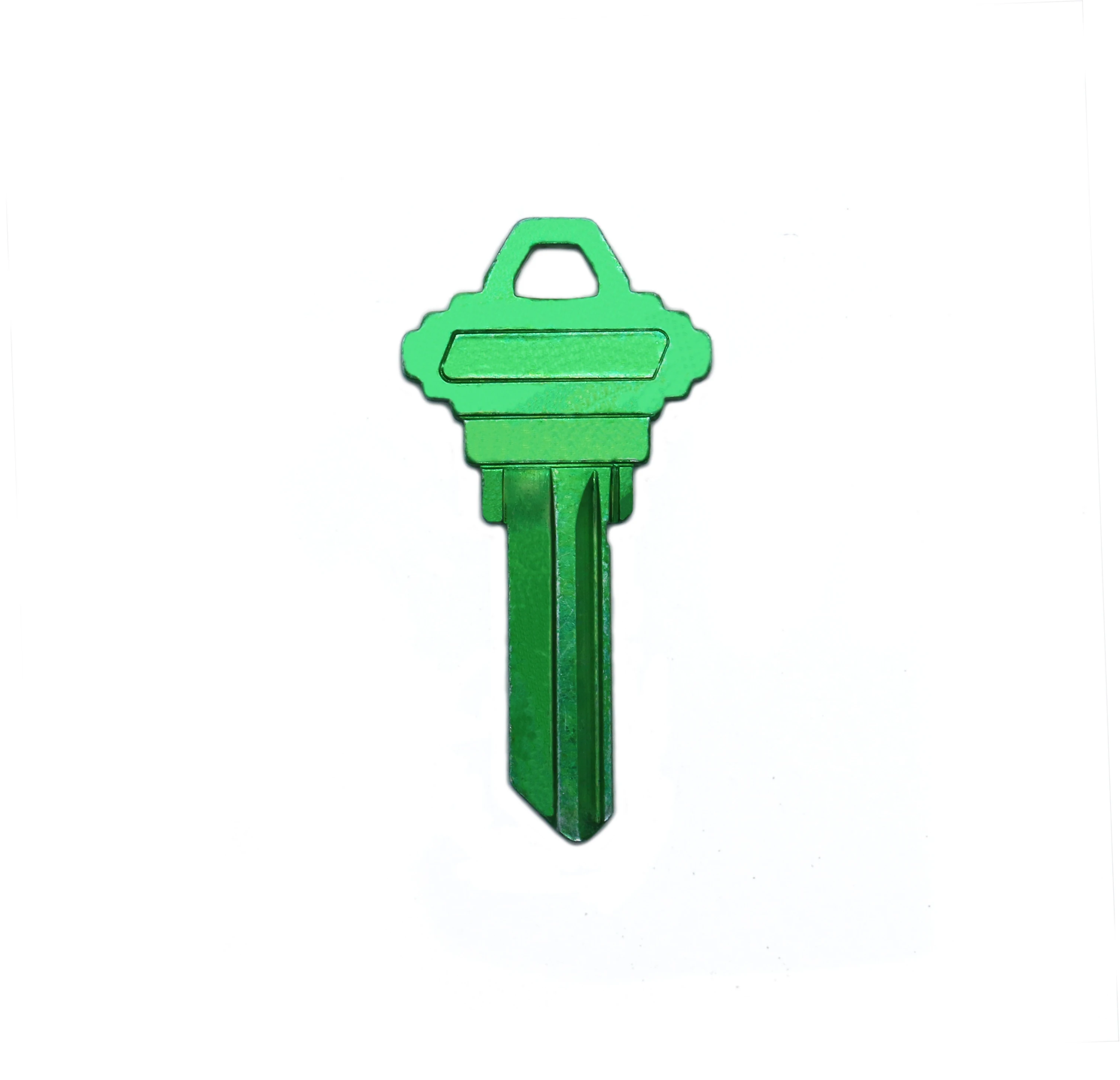 SC Keyway SC4 Brass Key Blanks Green Key Color Key Blank