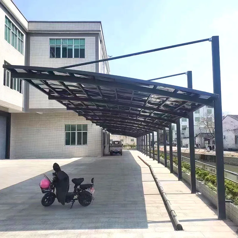 Aluminium Frame Car  park single carport for  carport awning Roof Garages cantilever  car shelter