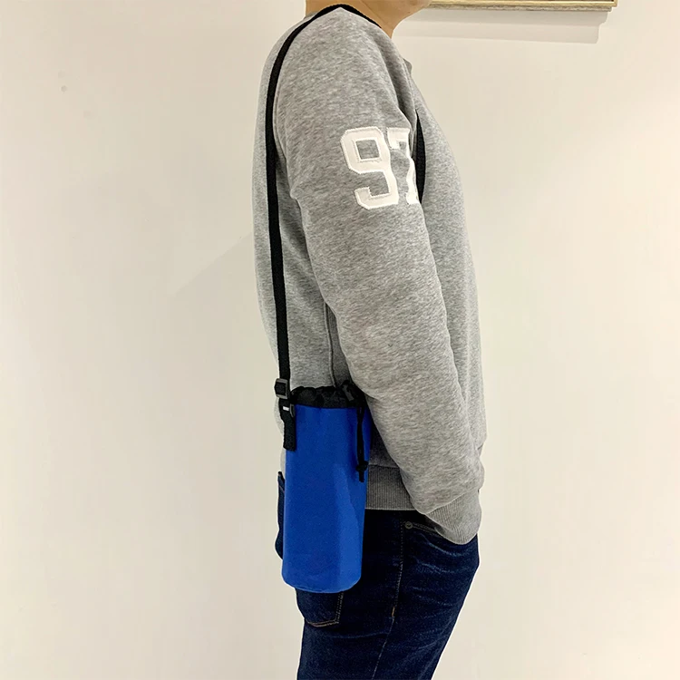 2024  Coffee Tea Thermal Insulated Carrier Cup Holder Portable Canvas Reusable Cup Sleeve Bag