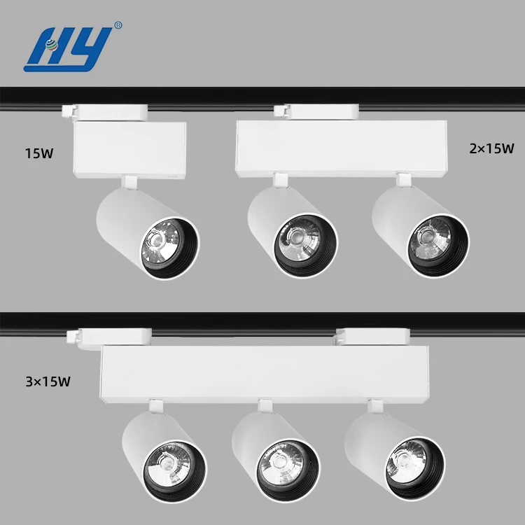 HUAYING Good Price Modern Lamp Adjustable Die Casting Aluminum COB Gu10 Indoor Spot Light LED Track
