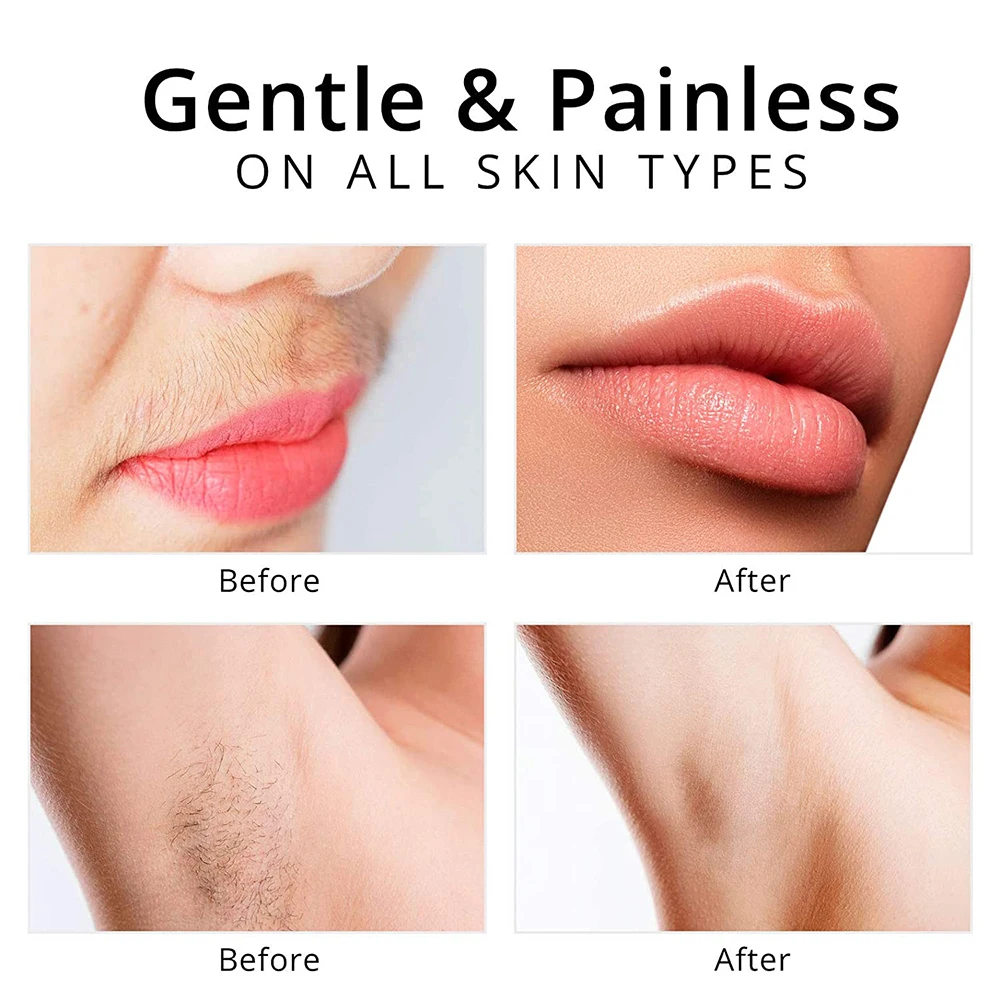 2 In 1 Mini Rechargeable Facial Hair Remover Eyebrow with pen shape