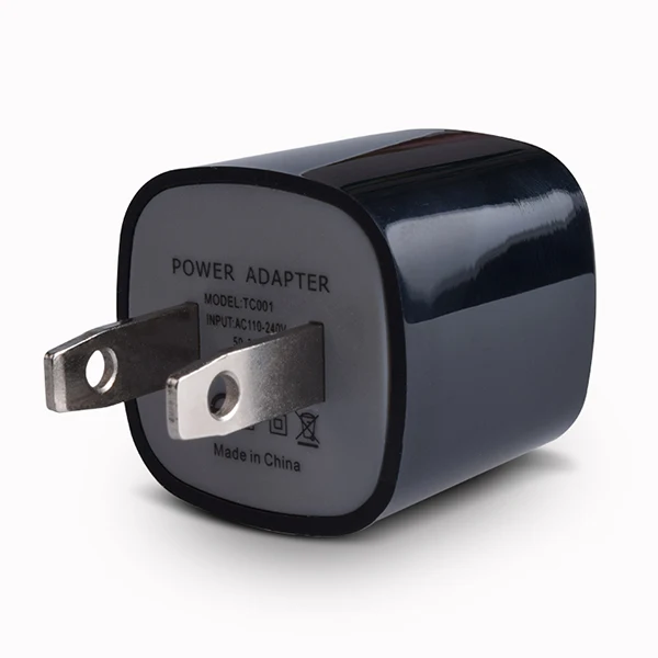  Mobile Phone 5V 1A 5W Single Port Cube Travel USB Charger Adapter US Plug Wall Block for Apple