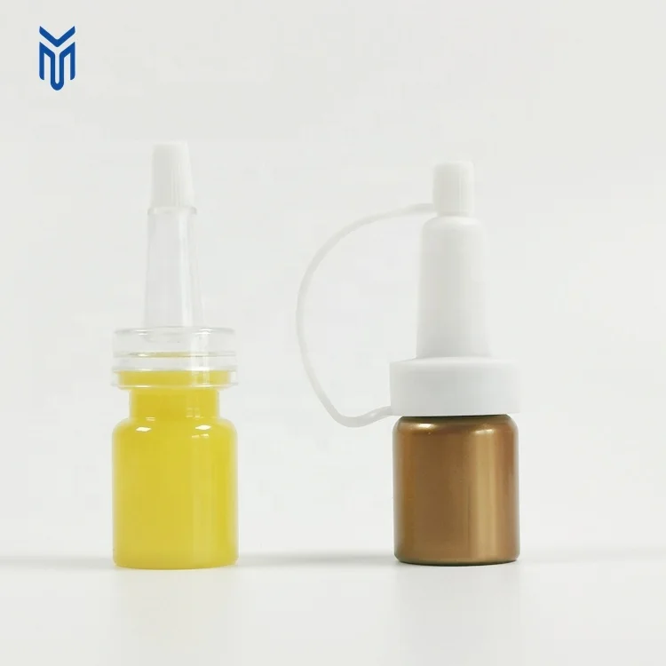 New design 5ml colorful AS plastic test tube plastic vial bottle for lyophilized powder packing