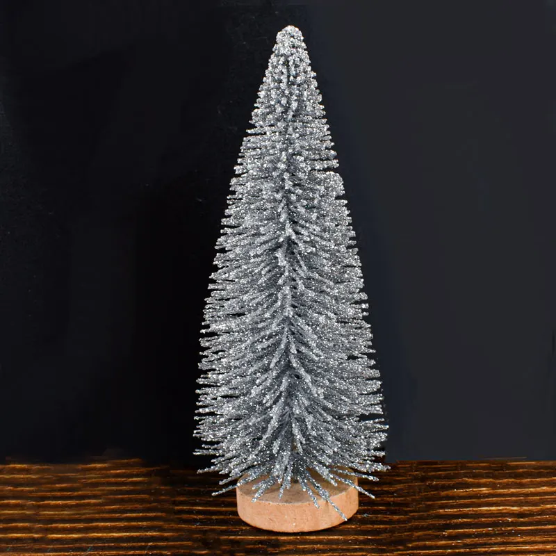 Wholesale Christmas Party Decorations DIY Pine Needle Tree Desk Mini Christmas Tree Decorations
