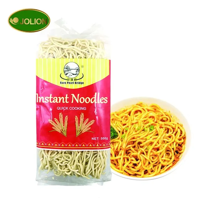 Free sample wholesale Bulk OEM Halal Chinese fast food vegetarian low carb low sodium private label fried instant noodle brands