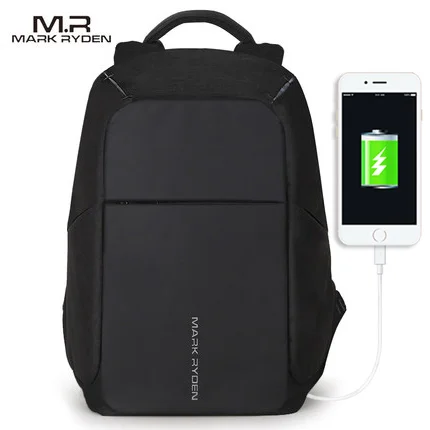 New arrivals anti theft backpack usb charging bag school backpack for boys and girls