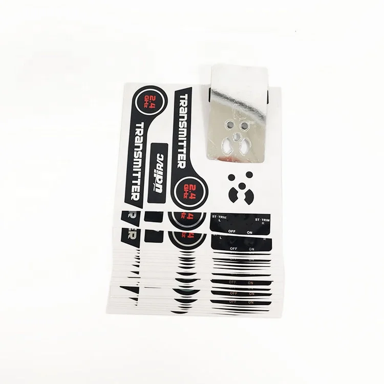 Thick PET kiss cut sheet  transmitter sticker