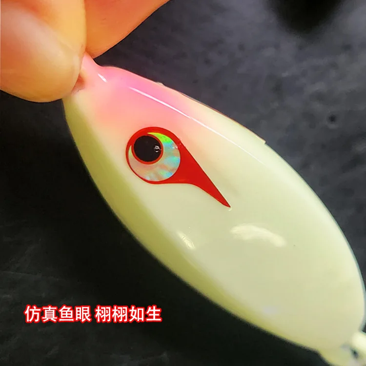 30g 40g 60g 80g 100g 120g Luminous TG Wolfram Alloy Fast Sinking for Sea Fishing Boat Jigging Tungsten Steel Fishing Lure Bait