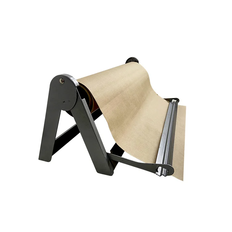 JH-Mech Customized Dispenser Cutter Gift Paper High Efficiency and Cutting Precision Powder Coated Paper Rack Cutter Dispenser
