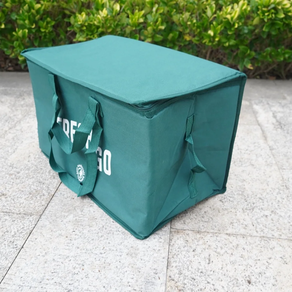 Custom Logo Printed Insulated Pizza Delivery Bag Premium Insulated Food Delivery Bag Extra Large