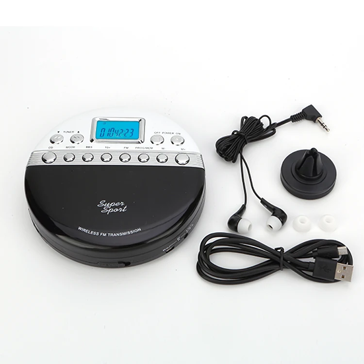 Поддержка воспроизведения Cd R Rd Mp3 Fm стерео перезаряжаемый портативный Ретро