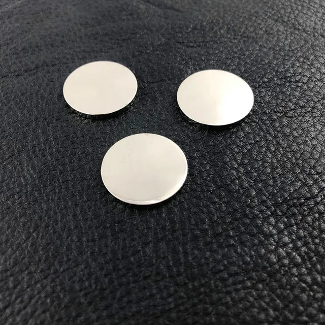 25mm Cheap Unique No Rim Blank Metal Mellionda Magnetic Golf Ball Marker