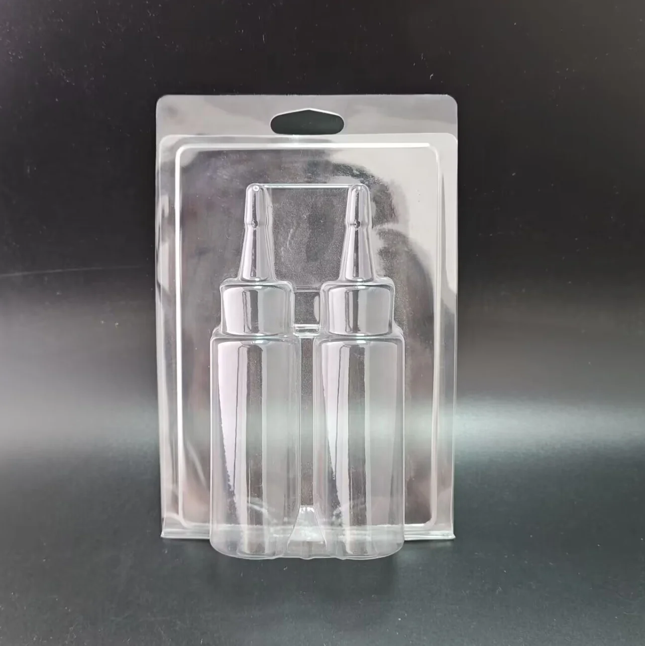 Clear PVC PET clam shell blister packaging for cosmetics   Custom  wholesale plastic clam shell packaging