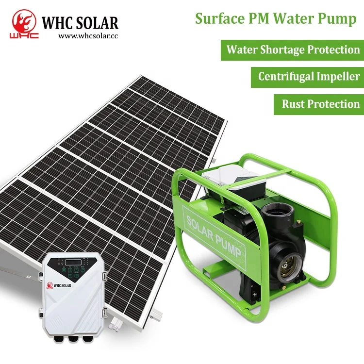 WHC Solar High Pressure Big Flow DC Solar Water Pump Solar Surface Pump Systems