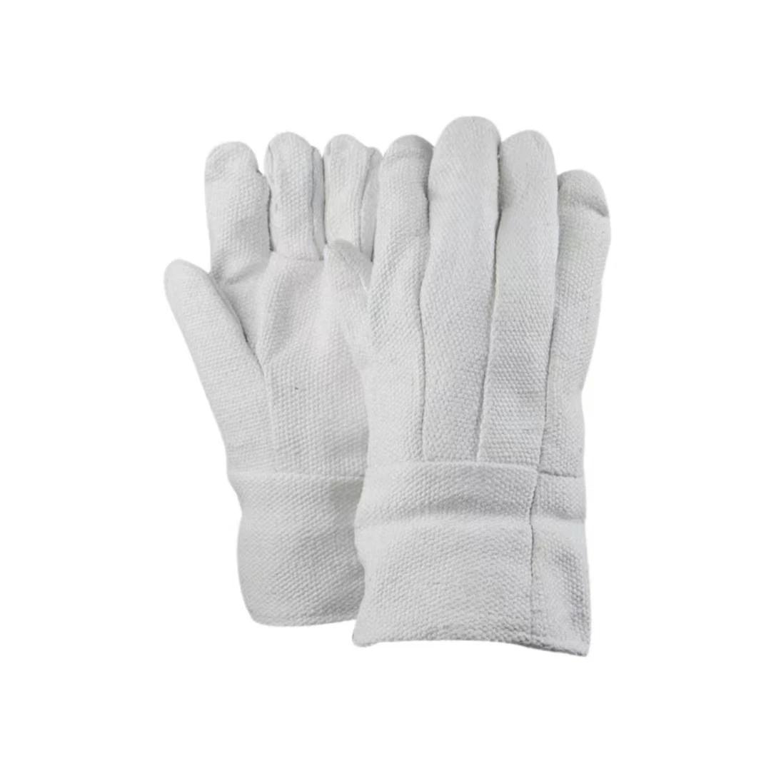 Long Fire Resistant Gloves Fire Extinguishing High Temperature Resistant Insulated Industrial Asbestos Glove