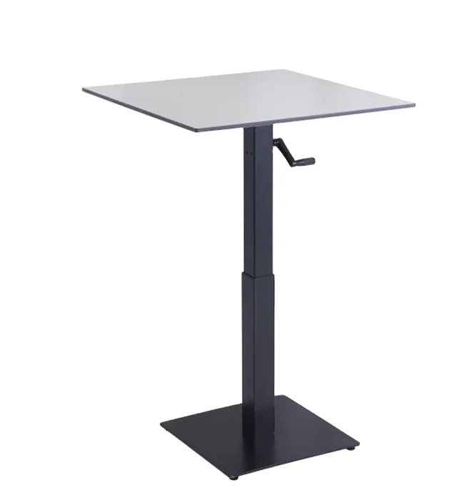 Commercial Contract  Iron Plate Dining Table Base Hand-crank Lifting Table Base Telescopic Leg For Table