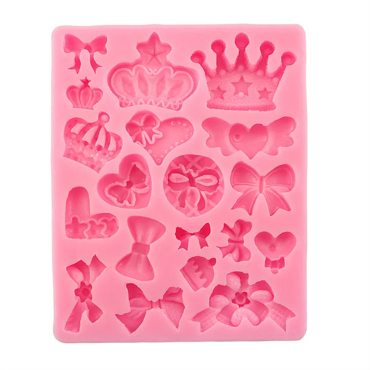OEM& ODM Silicone Candy Resin Cake Molds moldes de silicona 3d Jelly Biscuits Chocolate silicon Baking Gummy Bear Molds