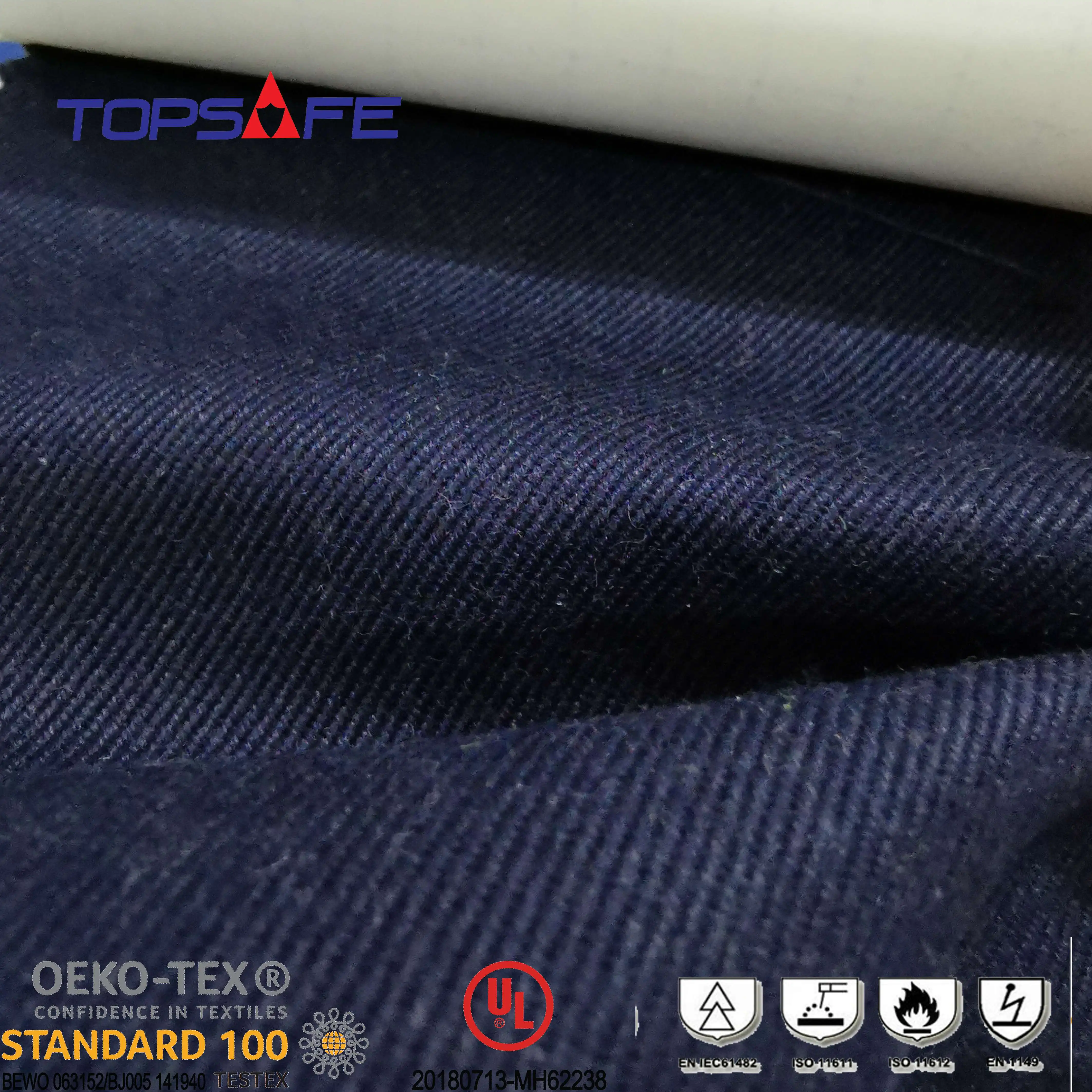 The popular of metal splash protection nomex aramid lenzing fabric for workwear