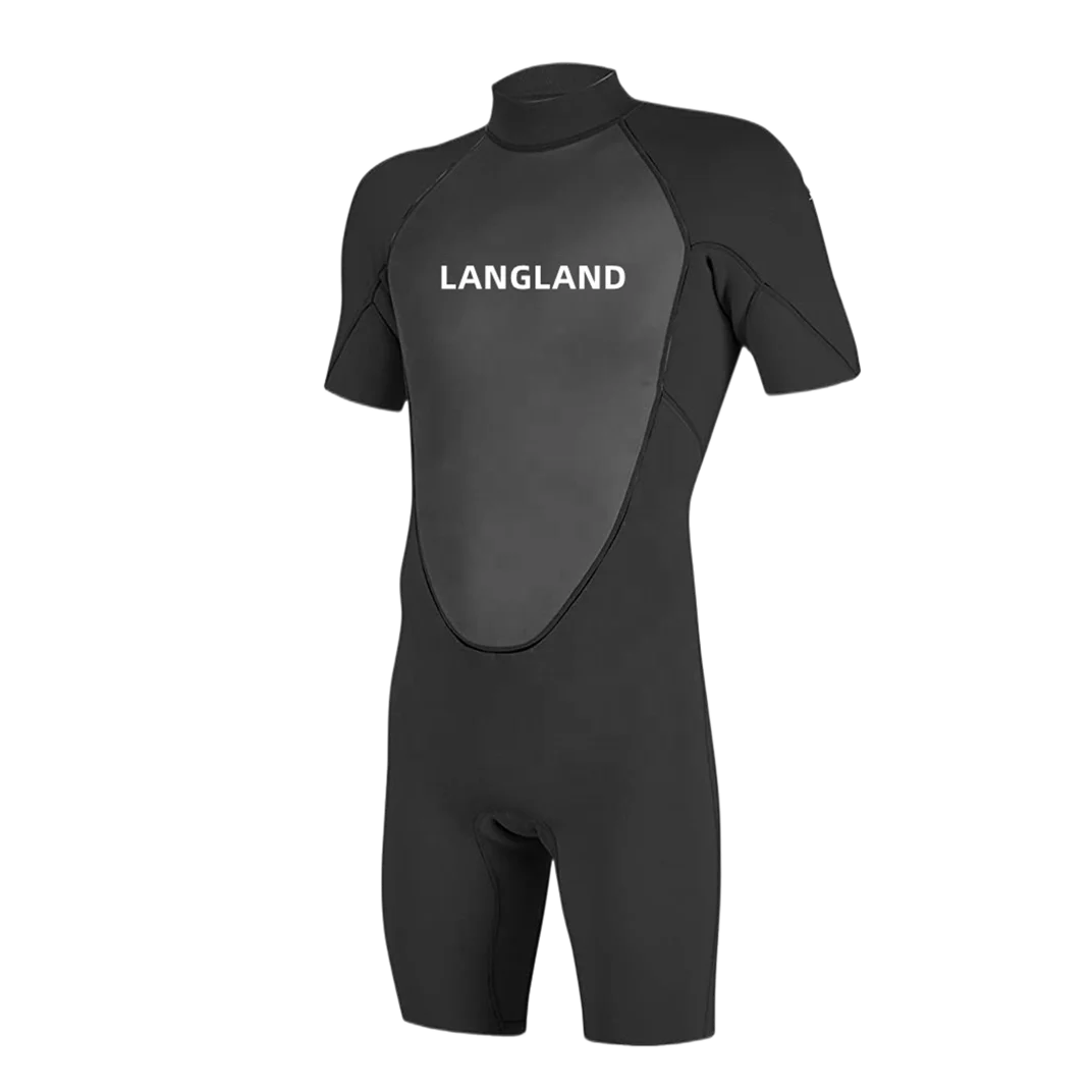 New design men neoprene wetsuit 3mm short super elastic swimming surfing jumpsuit diving wet suit