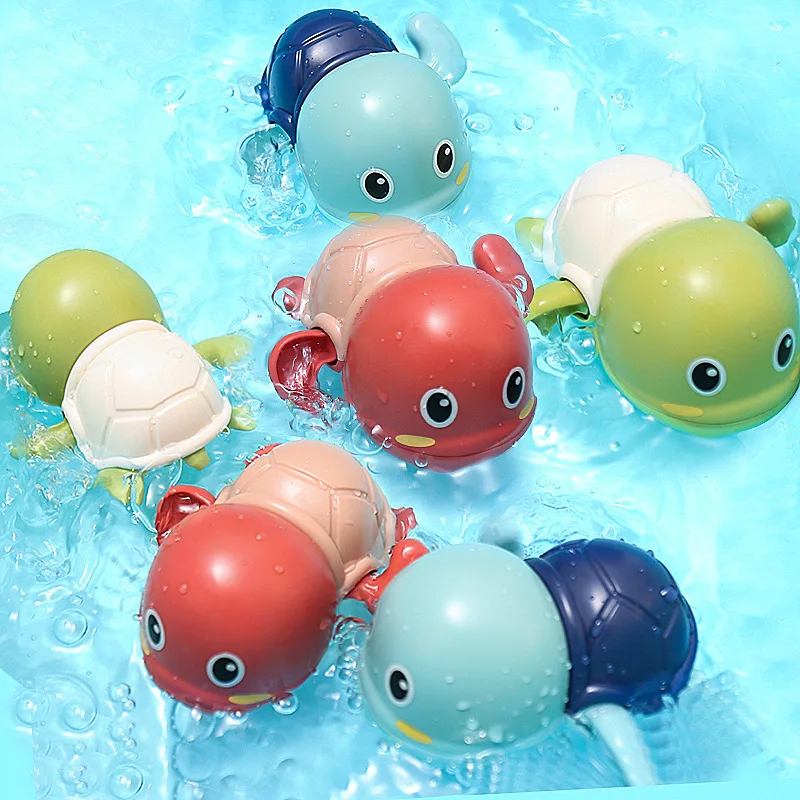 New Arrival Plastic Swim Whale Bath Toy Kids Shower Turtle Toy