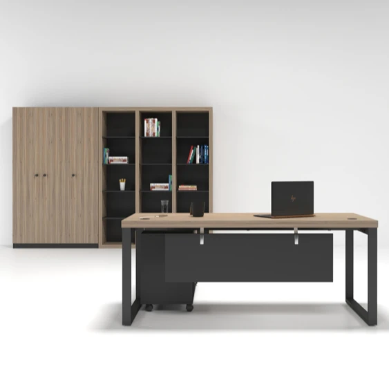 Top sale guaranteed quality modern office desk ceo high quality ceo desk solid wood l shaped ceo office desk set