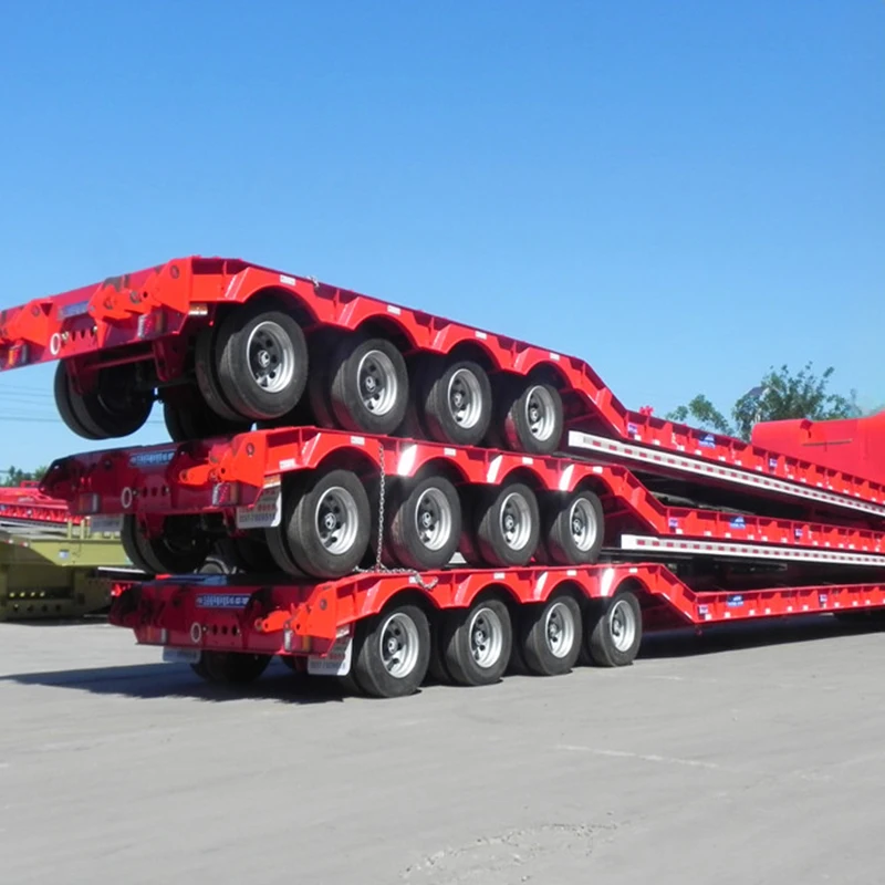 Новый б/у экскаватор Lowboy, Грузовые прицепы 60 тонн, низкорамный полуприцеп