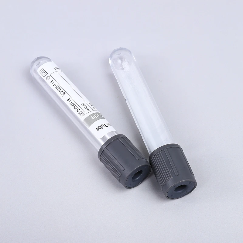  CE Certified factory PET glass medical vacuum plain blood collection