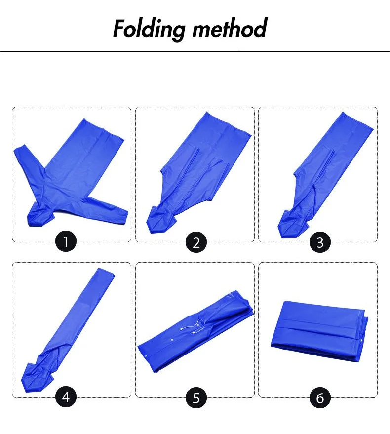 Wholesale Lightweight Grey Waterproof Foldable Rain Wear Adult EVA Long Raincoat with Hood