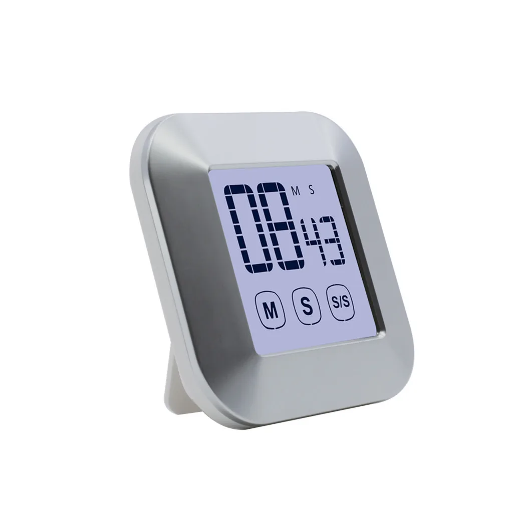 
LCD Digital Square Megnet Bracket Wall and Table Timer 