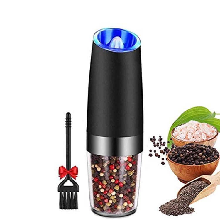 Unique high quality battery operate pepper grinder with CE gravity pepper grinder salt mill