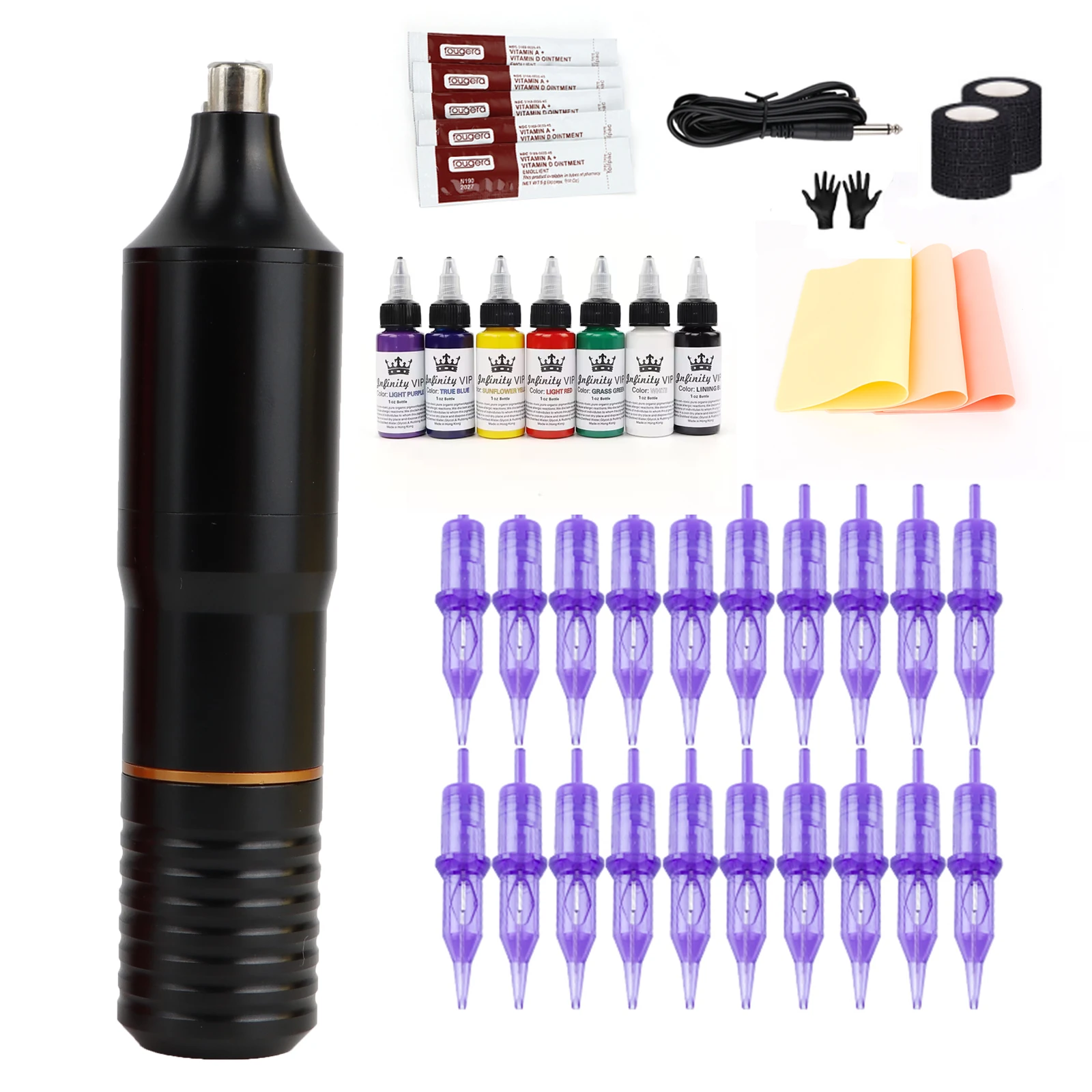 OEM Less Noise Rotary tattoo machine pen Power Battery Permanent Make Up Tattoo Machine For Body Artists