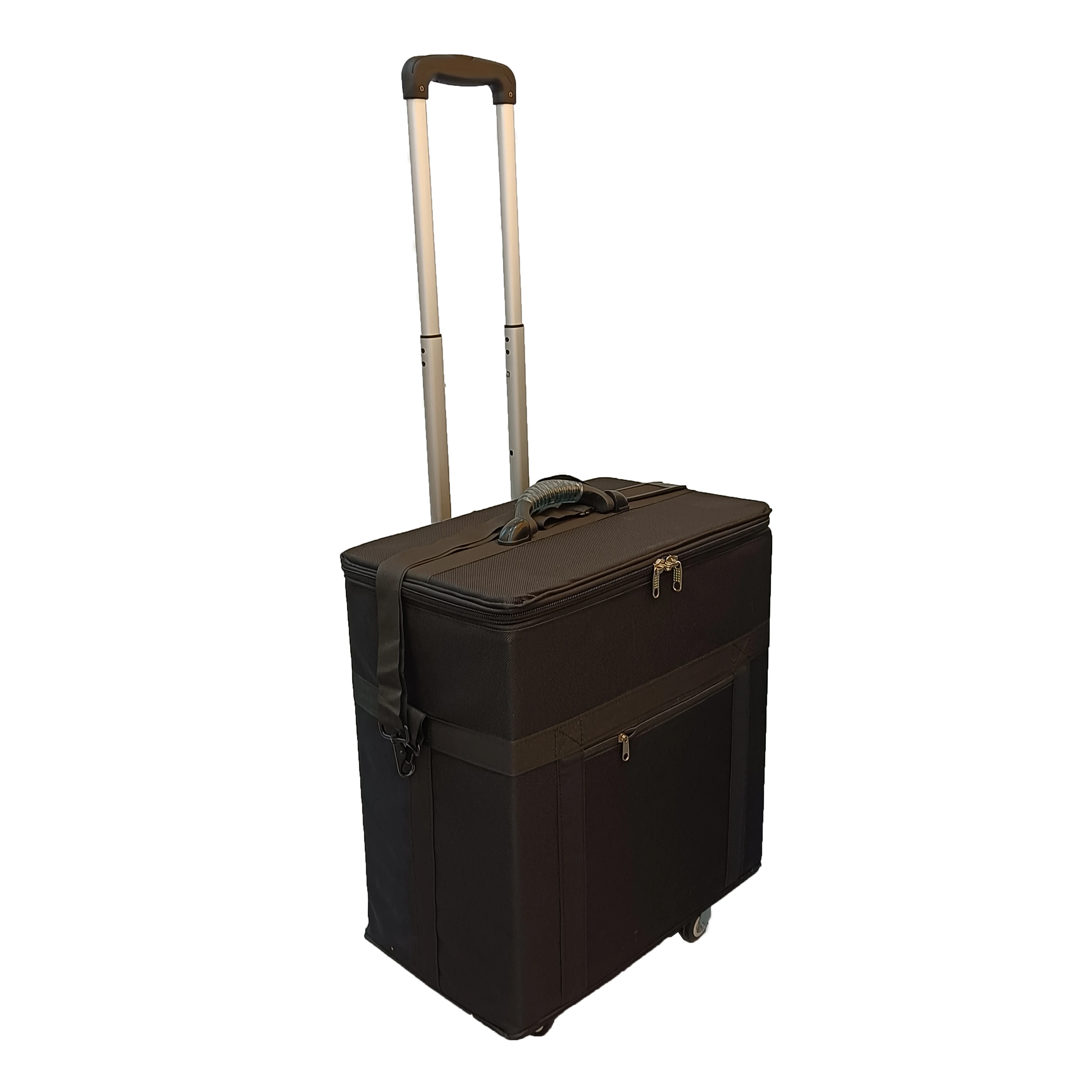 Wholesale Custom Logo 180pcs Black Eyewear Frame Tray Display Cabinet with Wheels for Sunglasses