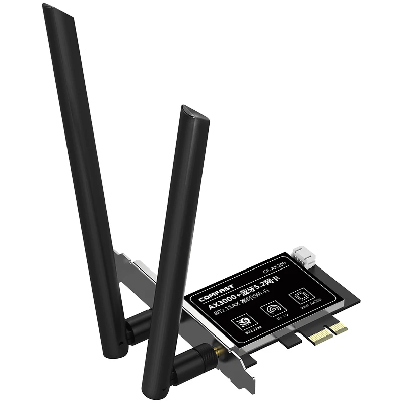 Hot sale COMFAST CF-AX200  bluetooth 5.0 pcie wifi card dual-band 80211ax dongle wifi 6 lan card