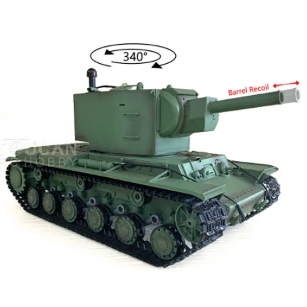 Rock Crawler  Dropshipping Heng Long KV-2 3949 Soviet Union Main Battle Military 2.4G 1/16 RC toy Tank