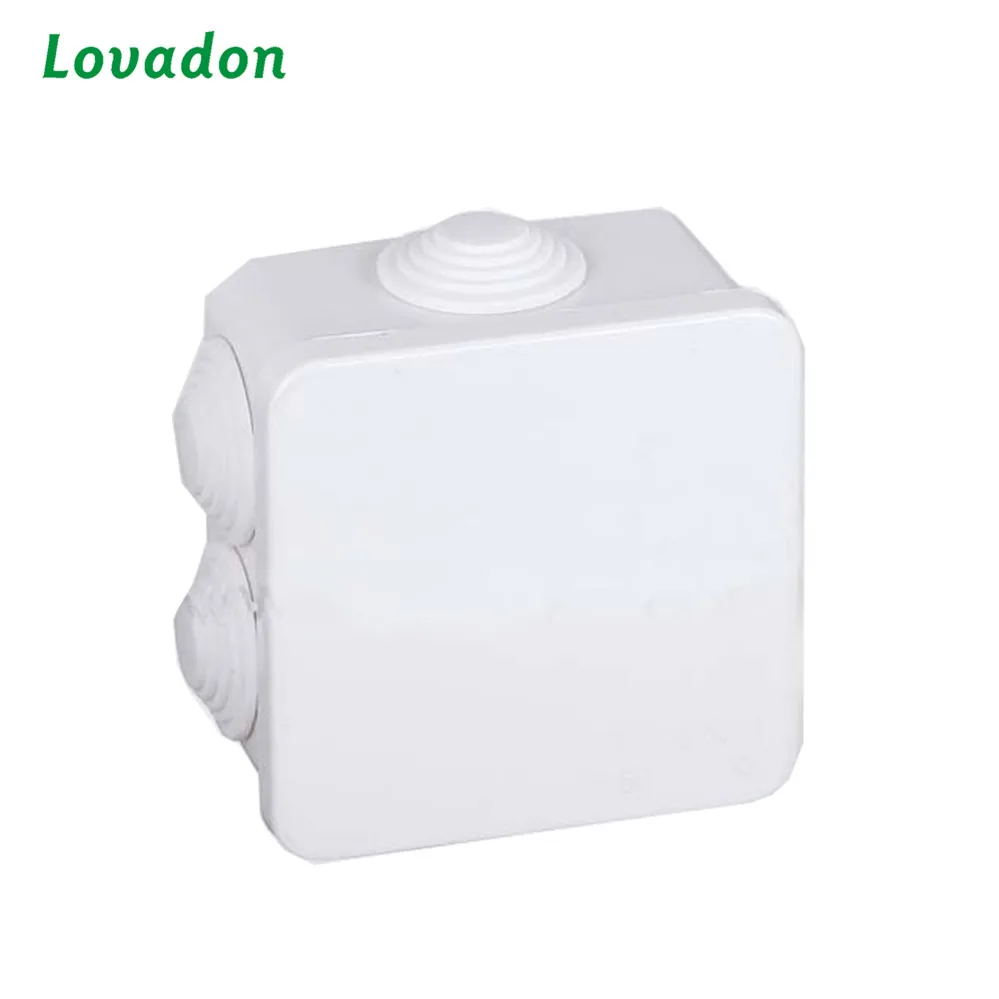 Водонепроницаемый ABS PC пластик выключатель распределительная коробка IP65 открытый кабель распределительная коробка