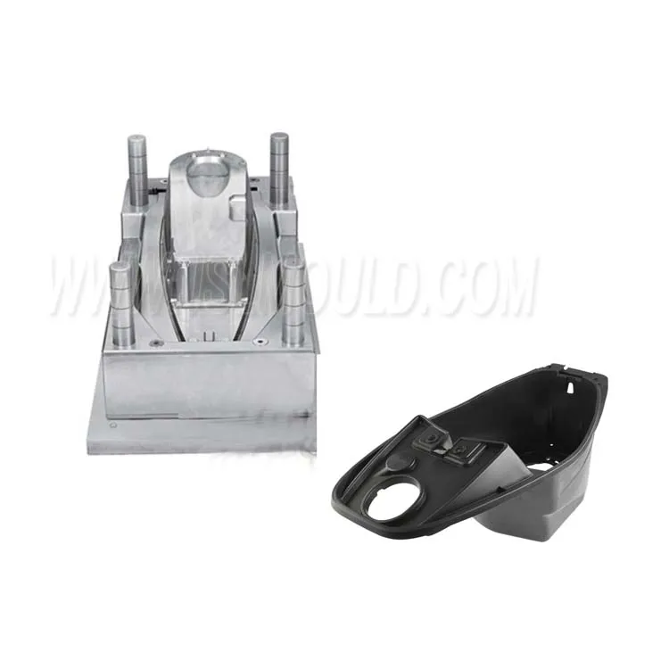 Injection plastic motorcycle trunk container mould
